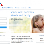 30% Bonus for Sharing AAdvantage or US Airways Dividend Miles