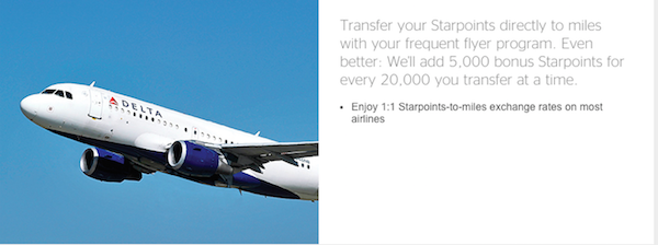 SPG transfer to airlines SPG transfer to airlines