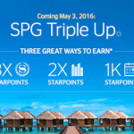 Starwood Unveils New Triple Up Promotion For 3X Starpoints