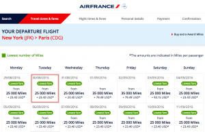 Flying Blue One-way Economy Class Award New York to Paris Flying Blue One-way Economy Class Award New York to Paris