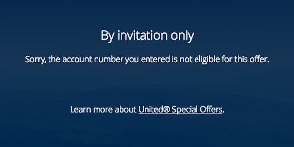 United MileagePlus Targeted Offers United MileagePlus Targeted Offers