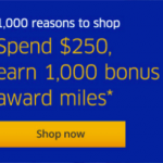 Spend $250 In The MileagePlus Shopping Portal And Earn 1000 Bonus United Miles
