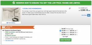 The Holiday Inn London - Mayfair is a Category 7 hotel; the increased signup bonus could be redeemed using a combination of points and cash with two nights setting you back 70,000 points + $80 making for a top location in central London The Holiday Inn London - Mayfair is a Category 7 hotel; the increased signup bonus could be redeemed using a combination of points and cash with two nights setting you back 70,000 points + $80 making for a top location in central London