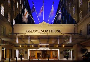 JW Mmarriott Grosvenor House exterior front entrance