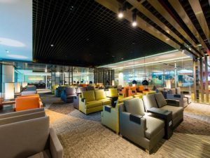The Dnata Lounge located in Singapore's Changi International airport