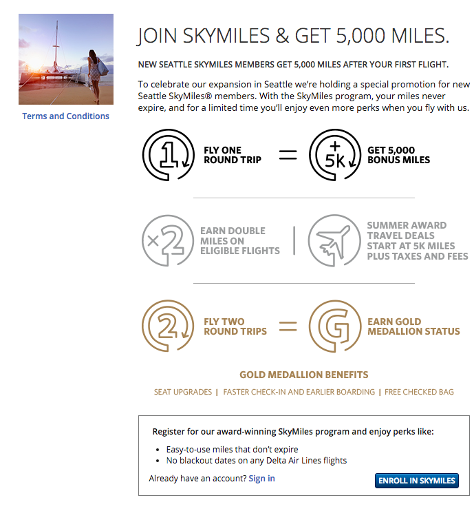 Join SkyMiles & Get 5,000 Miles Join SkyMiles & Get 5,000 Miles
