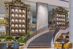 Interior staircase at The St. Regis Mumbai