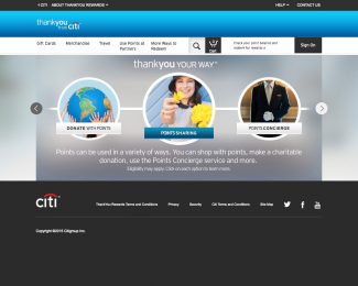 Citi Adds 100K Limit To Sharing ThankYou<sup>®</sup> Points