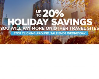Hilton Flash Sale - 20% Off For Bookings Made by November 9, 2016