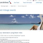 AA Reduced Mileage Awards December 2017 Through March 2018