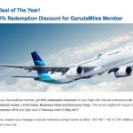Amazing Redemption Offer with Garuda Indonesia (90% Off)