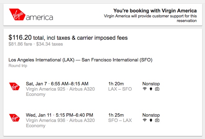 Virgin America Google Flights - Booking Virgin America Google Flights - Booking