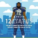 Delta Gave Seahawks Fans 55 Million Miles