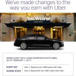 Starwood Drops Earning Rate With Uber