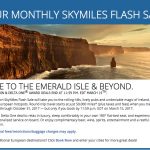 Delta SkyMiles Flash Sale to Europe Through March 15, 2017