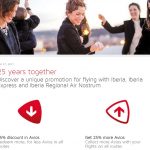 Iberia Announces Dual 25% Avios Promotion