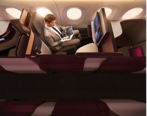 Qatar QSuite Window Seat