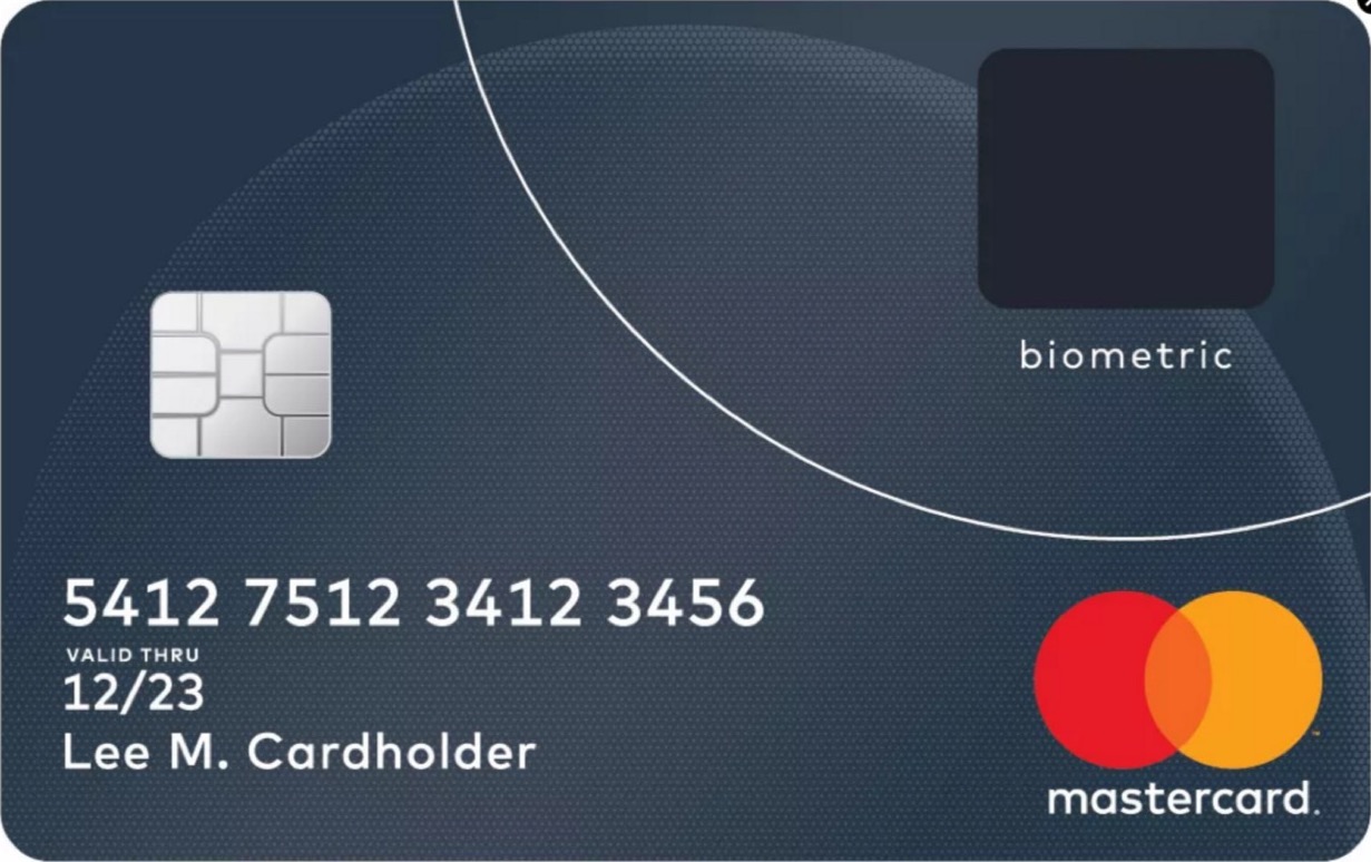 MasterCard with biometric sensor