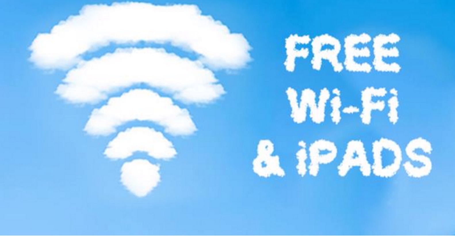Free wi-fi and ipads