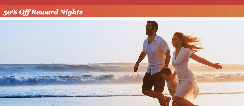 IHG 50% Off Reward Nights