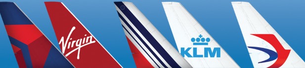 Delta Virgin Air France KLM China Eastern Plane Tails