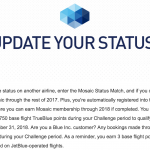 JetBlue Status Match and Status Challenge Summer 2017