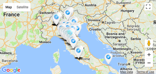 Wi-Fi Italia Map