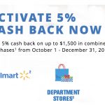 Chase Freedom Q4 2017 5% Bonus Registration Live (Walmart & Department Stores)