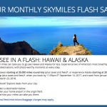 Delta SkyMiles Flash Sale to Hawaii and Alaska - September 2017