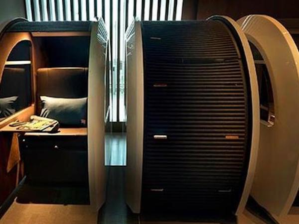 The Sleep 'N Fly pods in Dubai