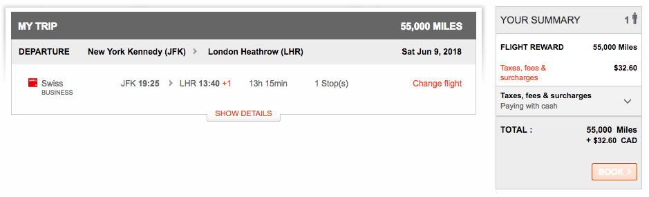 JFK-LHR-Aeroplan-55K
