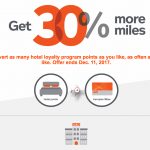 30% Bonus When Converting Hotel Points To Aeroplan Through December 11, 2017