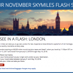 Delta Flash Sale to London Starting at 48,000 SkyMiles