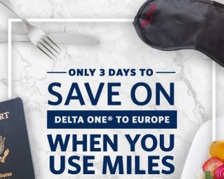 Delta Business Class Award Flash Sale to Europe