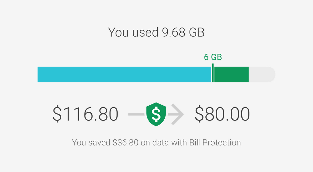 Project Fi Bill Protection Example