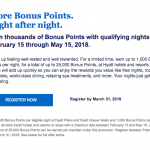 Earn up to 25,000 World of Hyatt Bonus Points