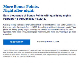 Earn up to 25,000 World of Hyatt Bonus Points