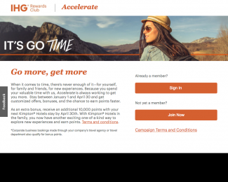 10,000 IHG Points Bonus for One Stay at Kimpton Hotels