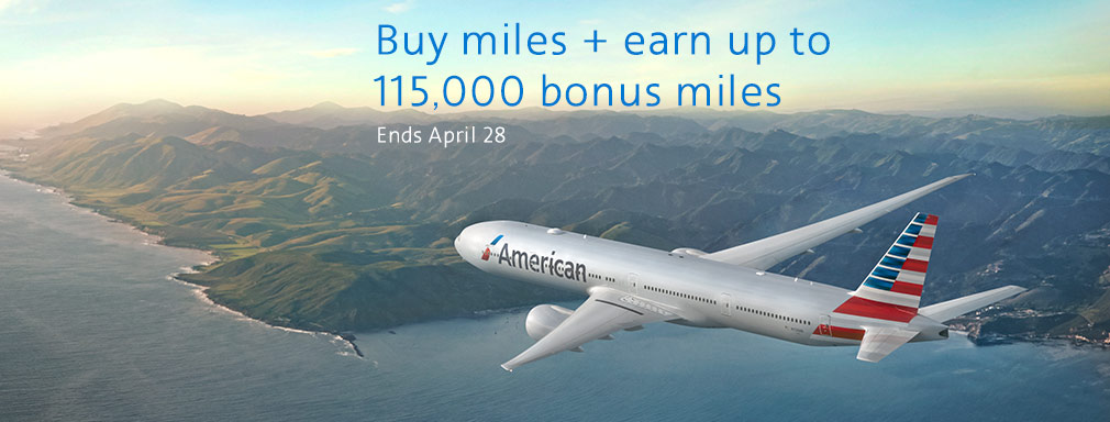 Aadvantage Miles Bonus Through April 28 2018