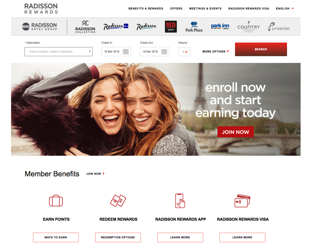 Club Carlson Rebranded to Radisson Rewards