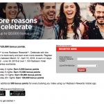 Up to 120,000 Bonus Points with Radisson Rewards