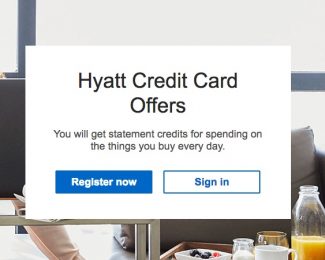 Chase Offers Extended to Hyatt Credit Card