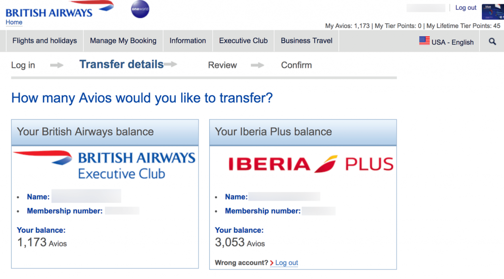 How To Transfer Avios Between British Airways And Iberia Accounts