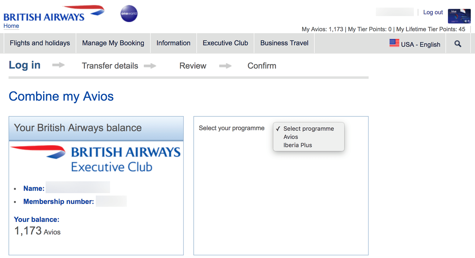 How to Transfer Avios Between British Airways and Iberia Accounts