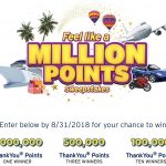 Sweepstakes: Win Up To 1,000,000 Citi ThankYou Points