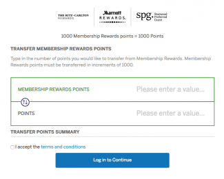 Amex Membership Rewards Transfers To Marriott Rewards