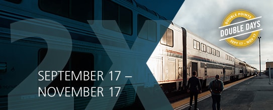 Amtrak Double Days 2018 Promotion