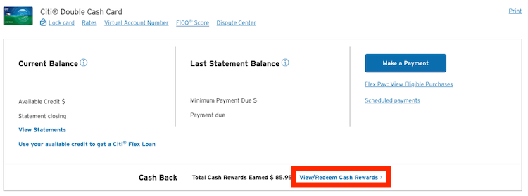 How to convert Citi cash rewards to ThankYou Points