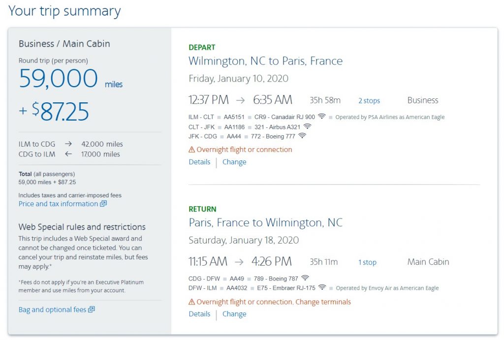 American Airlines AAdvantage Web Special Us to Europe American Airlines AAdvantage Web Special Us to Europe