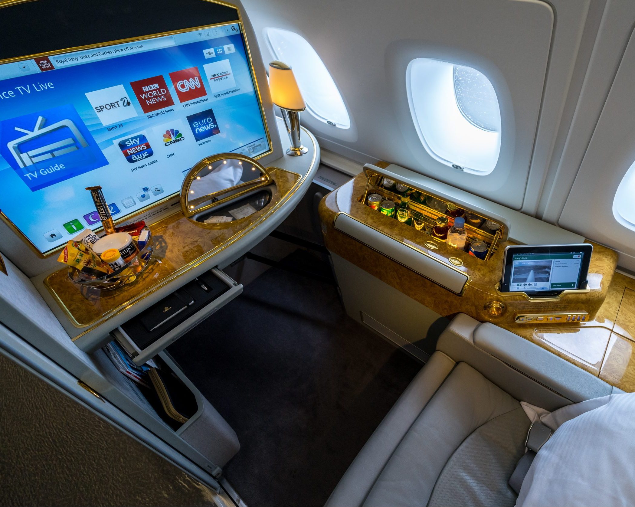 Emirates Airline First Class Seat